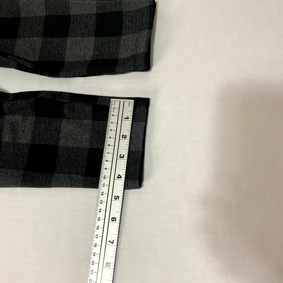 LOFT Women's Buffalo Plaid Ponte Leggings Grey/Black | Size Medium | Great Cond - Picture 14 of 16